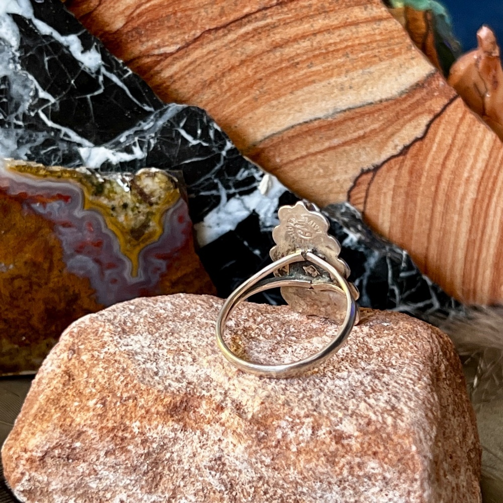 Triangle Design Abalone Shell Ring - image 4